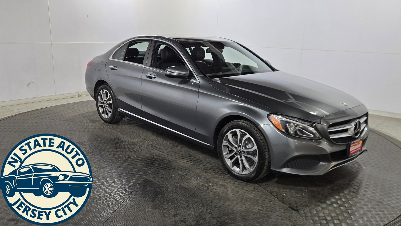 Gray 2018 Mercedes-Benz C-Class Sedan All-Wheel Drive 9-Speed Automatic