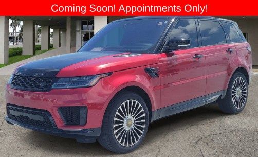 Red 2020 Land Rover Range Rover Sport SUV / Crossover All-Wheel Drive 8-Speed Automatic