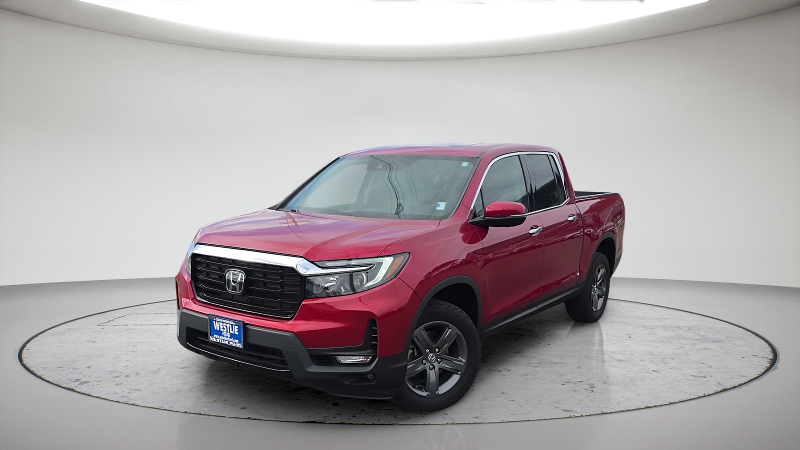 Radiant Red Metallic II 2022 Honda Ridgeline Pickup Truck All-Wheel Drive 9-Speed Automatic