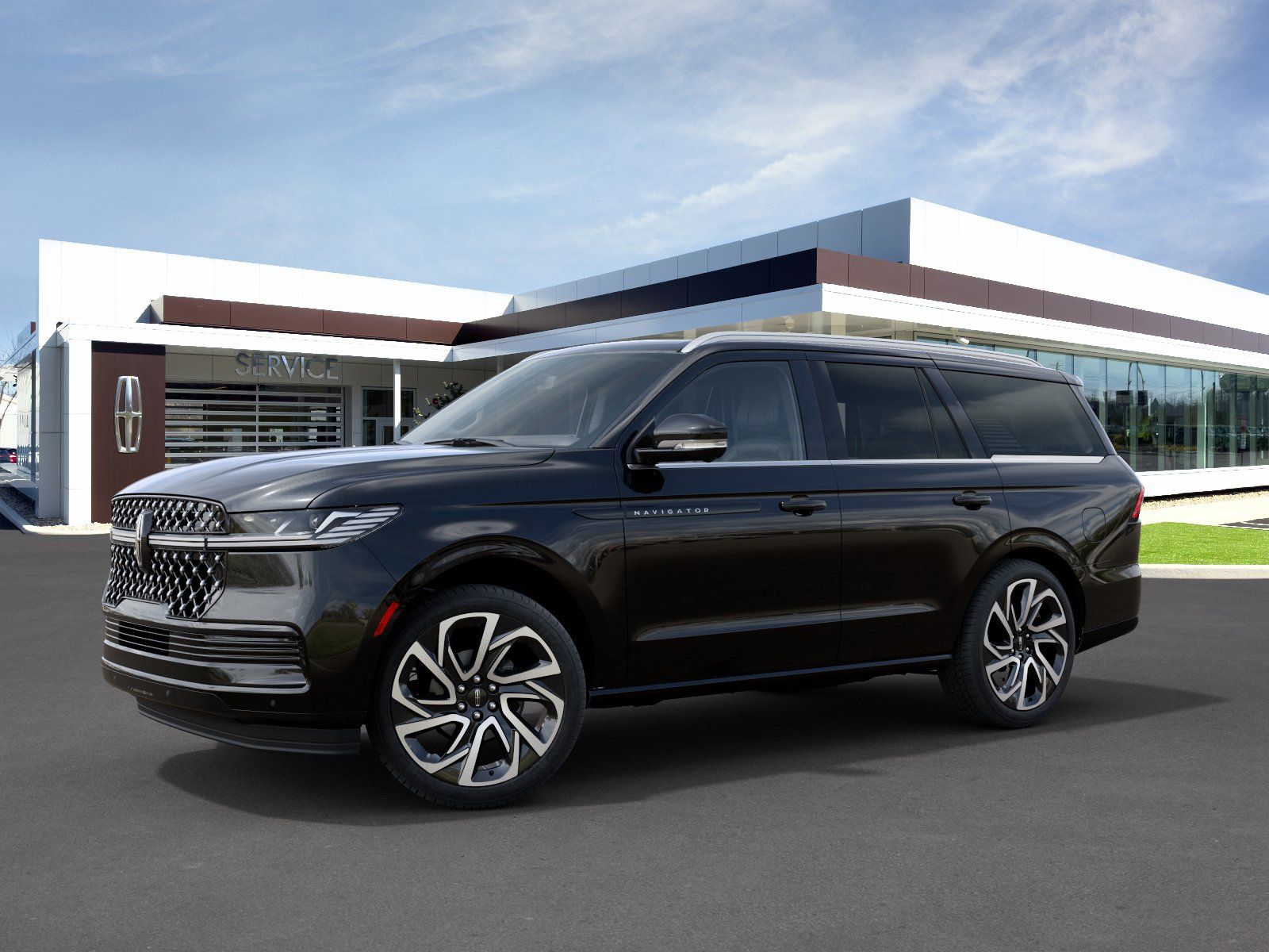 Infinite Black Metallic Clearcoat 2027 Lincoln Navigator SUV / Crossover Four-Wheel Drive Automatic