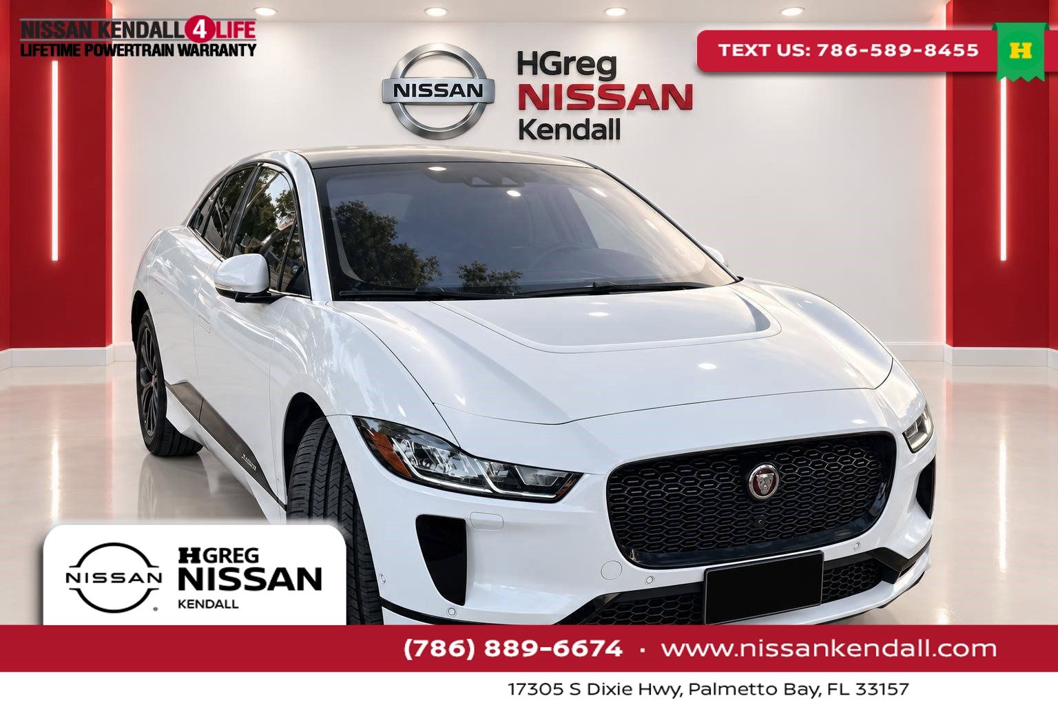 White 2020 Jaguar I-PACE SUV / Crossover All-Wheel Drive Automatic