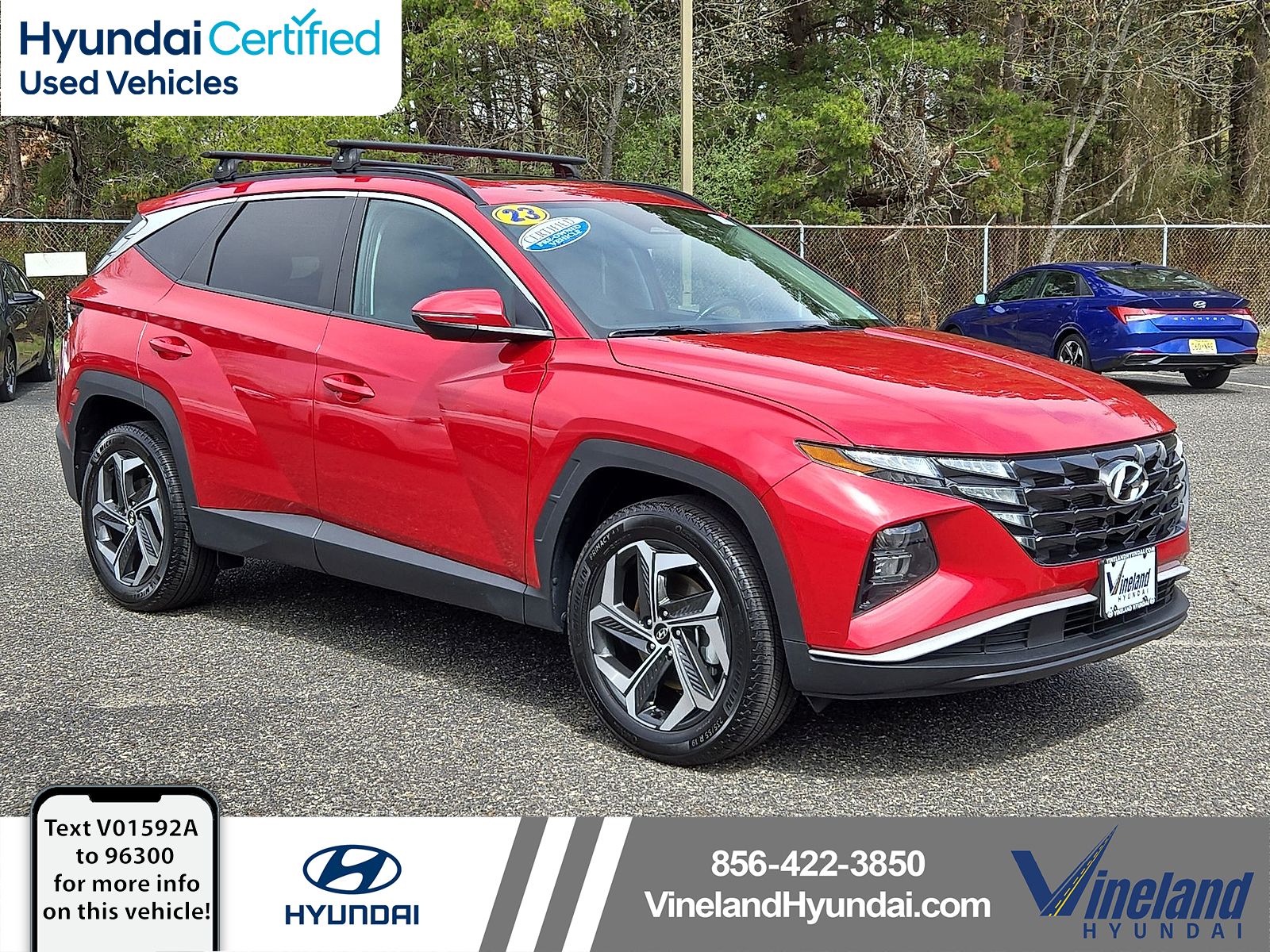 Calypso Red 2023 Hyundai Tucson SUV / Crossover All-Wheel Drive 8-Speed Automatic