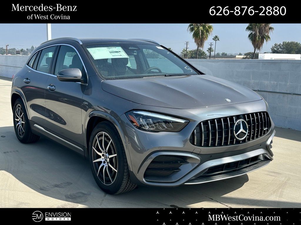 Gray (Mountain Grey Metallic) 2025 Mercedes-Benz GLA SUV / Crossover All-Wheel Drive 8-Speed Automatic