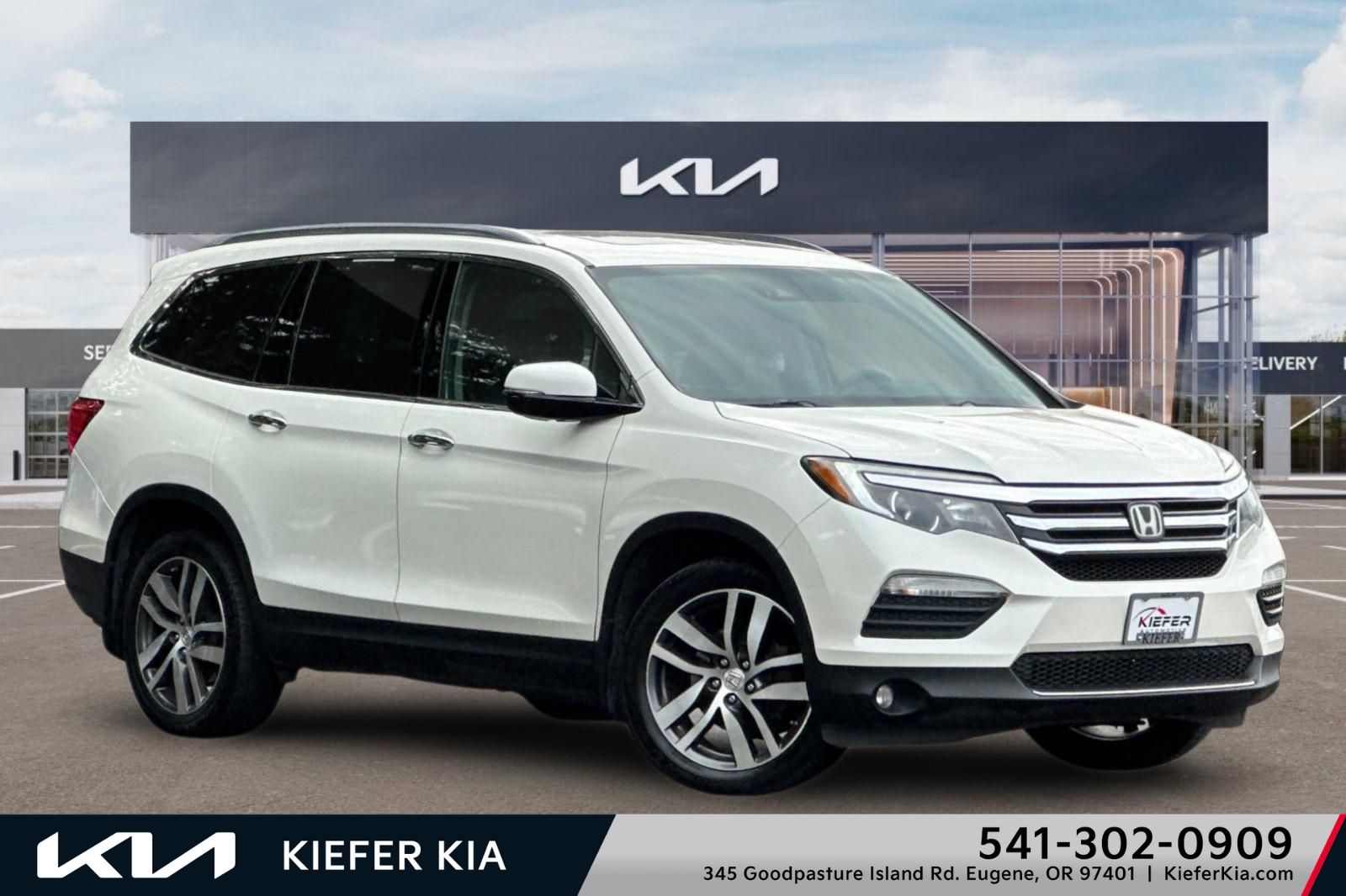White 2017 Honda Pilot SUV / Crossover All-Wheel Drive 9-Speed Automatic