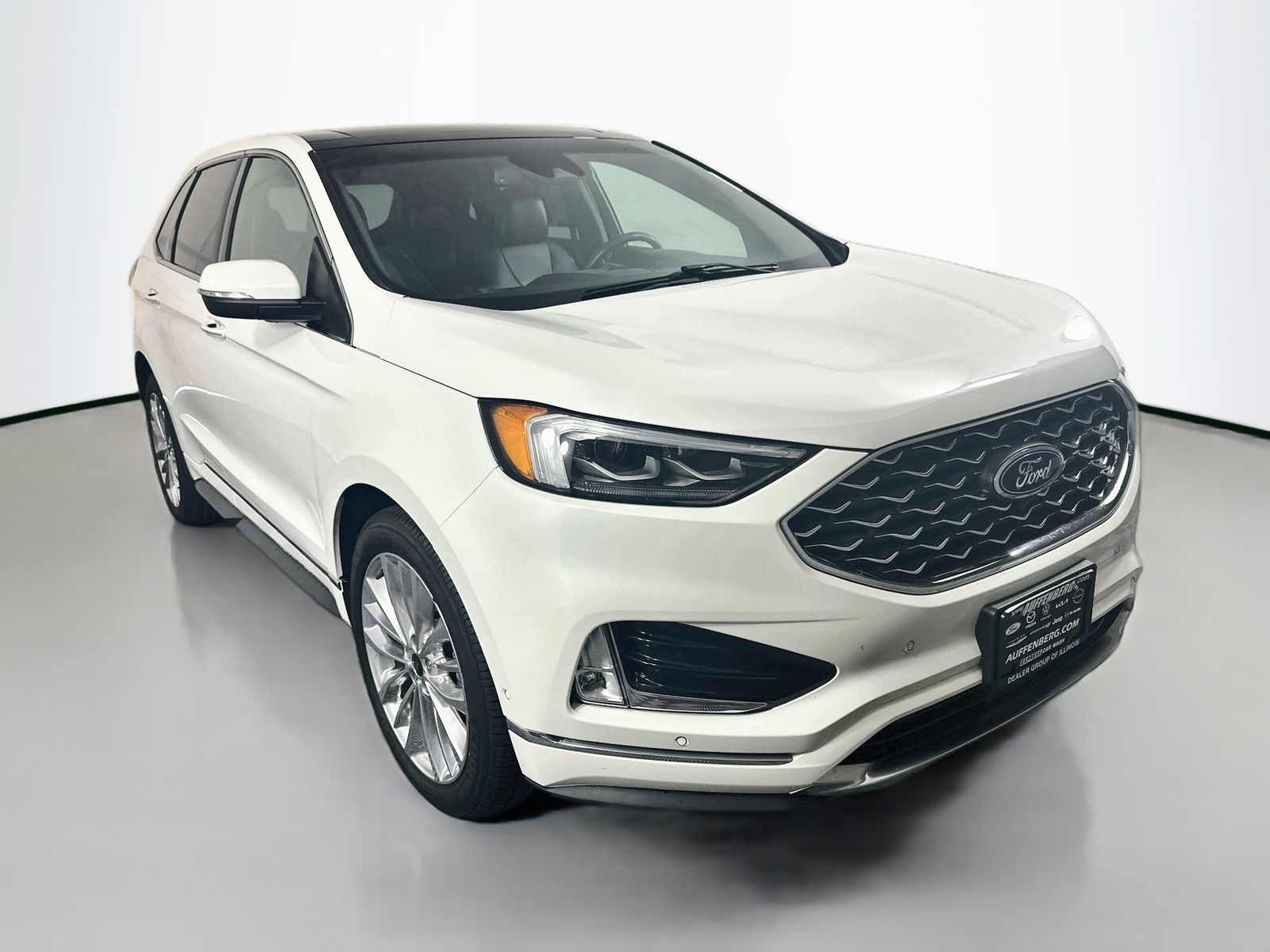 White Metallic 2020 Ford Edge SUV / Crossover All-Wheel Drive 8-Speed Automatic