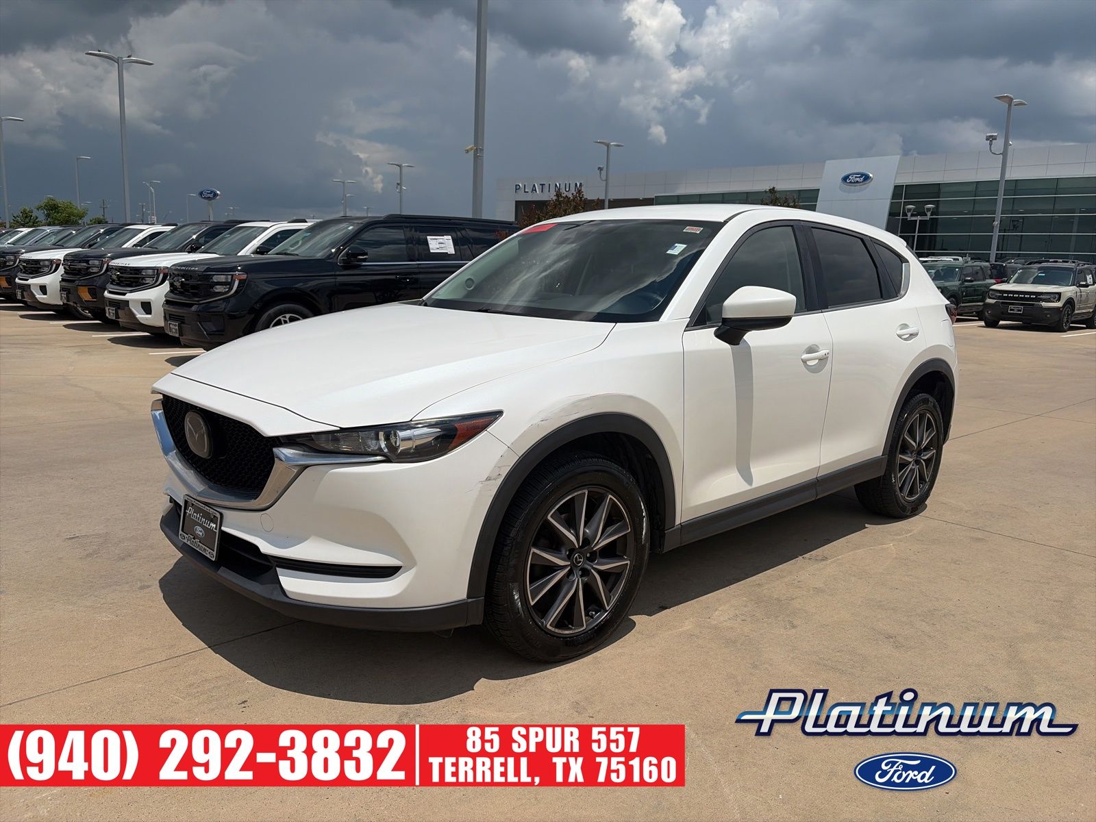 Snowflake White Pearl 2018 Mazda CX-5 SUV / Crossover Front-Wheel Drive 6-Speed Automatic