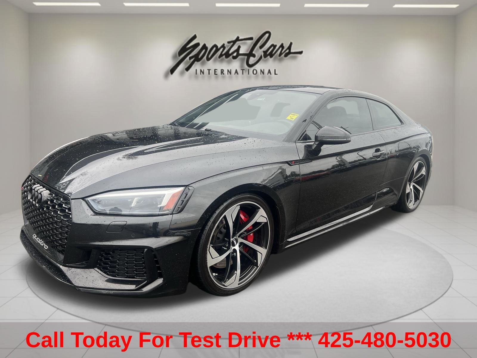 Black Metallic 2019 Audi RS 5 2.9 TFSI quattro AWD Coupe All-Wheel Drive 8-Speed Automatic