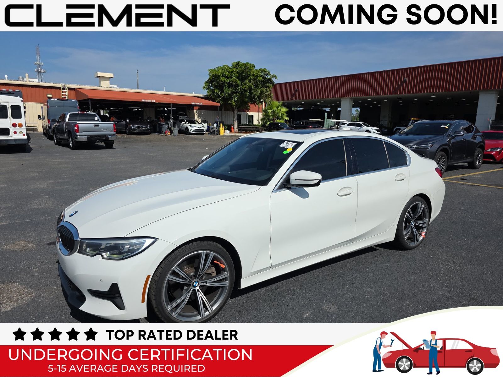 Alpine White 2021 BMW 3 Series Sedan Rear-Wheel Drive 8-Speed Automatic