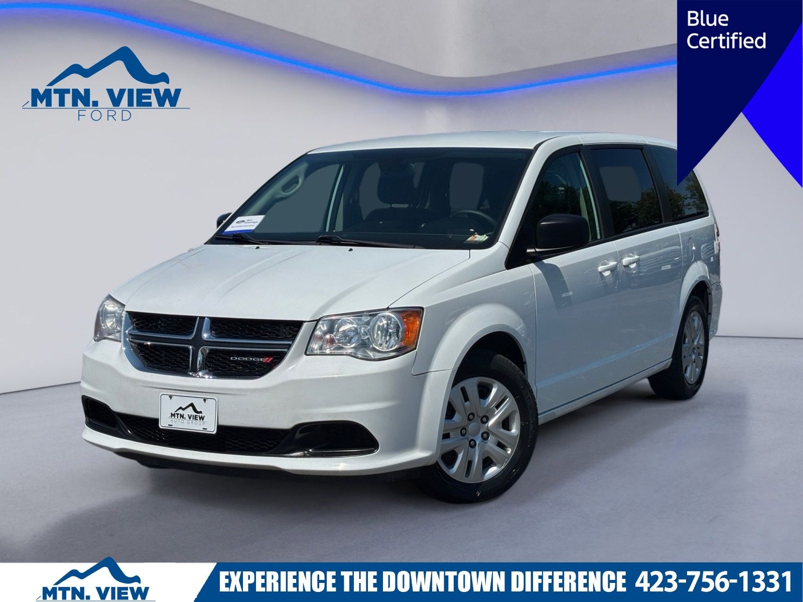 White Knuckle Clearcoat 2018 Dodge Grand Caravan Minivan Front-Wheel Drive 6-Speed Automatic