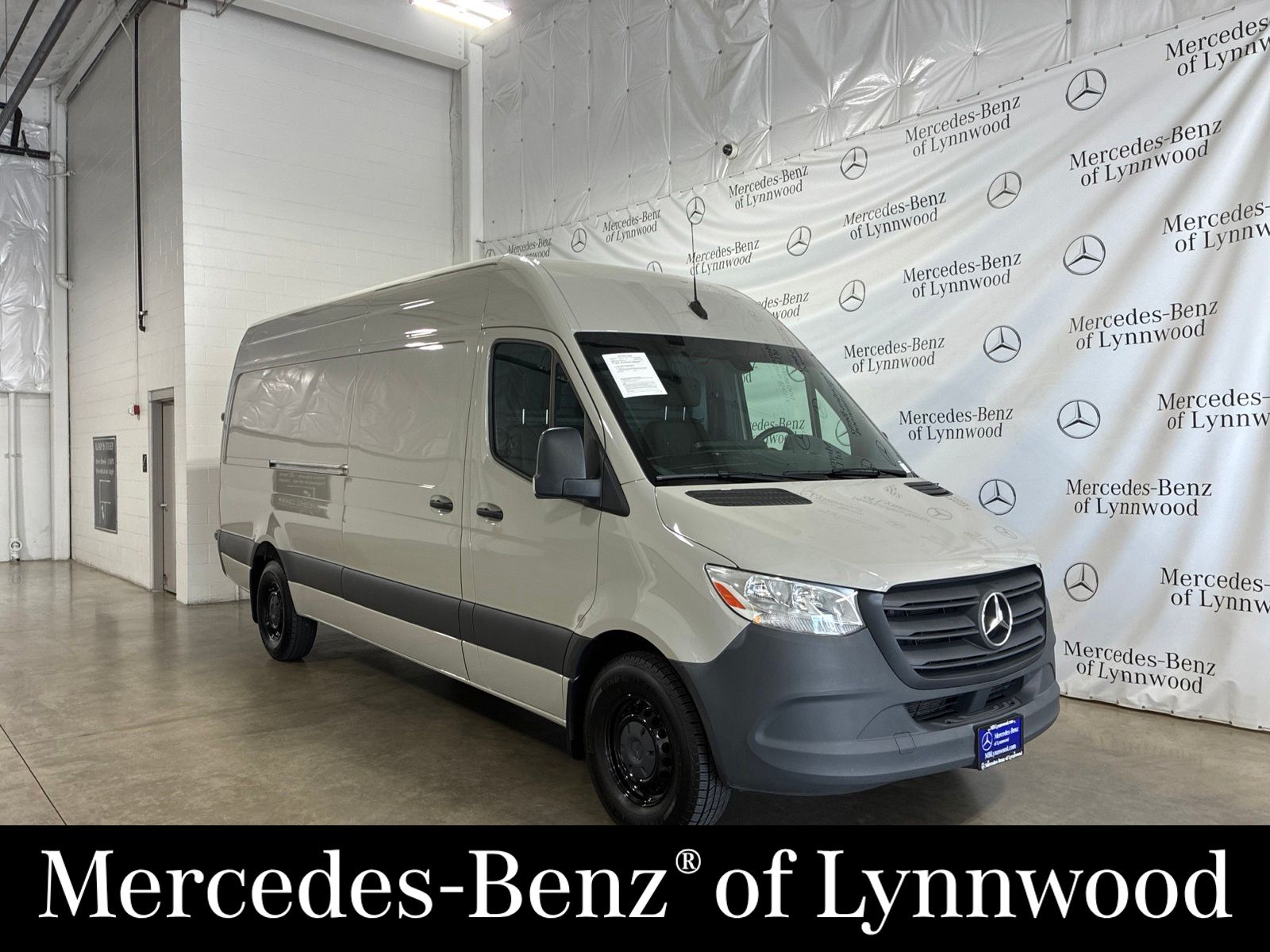 Stone Gray 2024 Mercedes-Benz Sprinter Cargo Van Rear-Wheel Drive 9-Speed Automatic