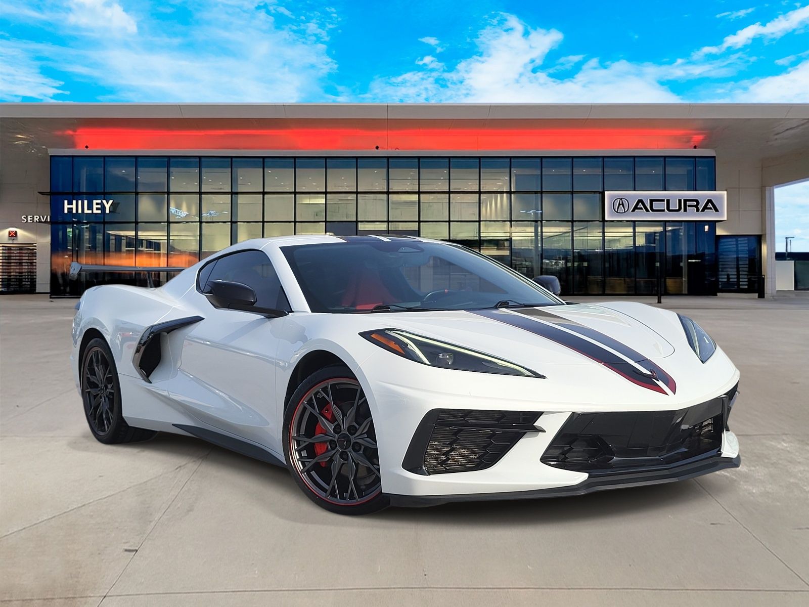 Arctic White 2024 Chevrolet Corvette Coupe Rear-Wheel Drive 8-Speed Dual Clutch
