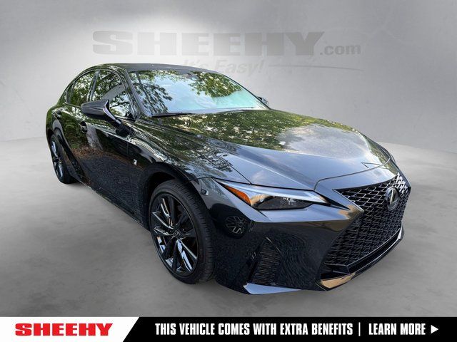 Black (Caviar) 2025 Lexus IS 350 F Sport 3 AWD Sedan 6-Speed Automatic