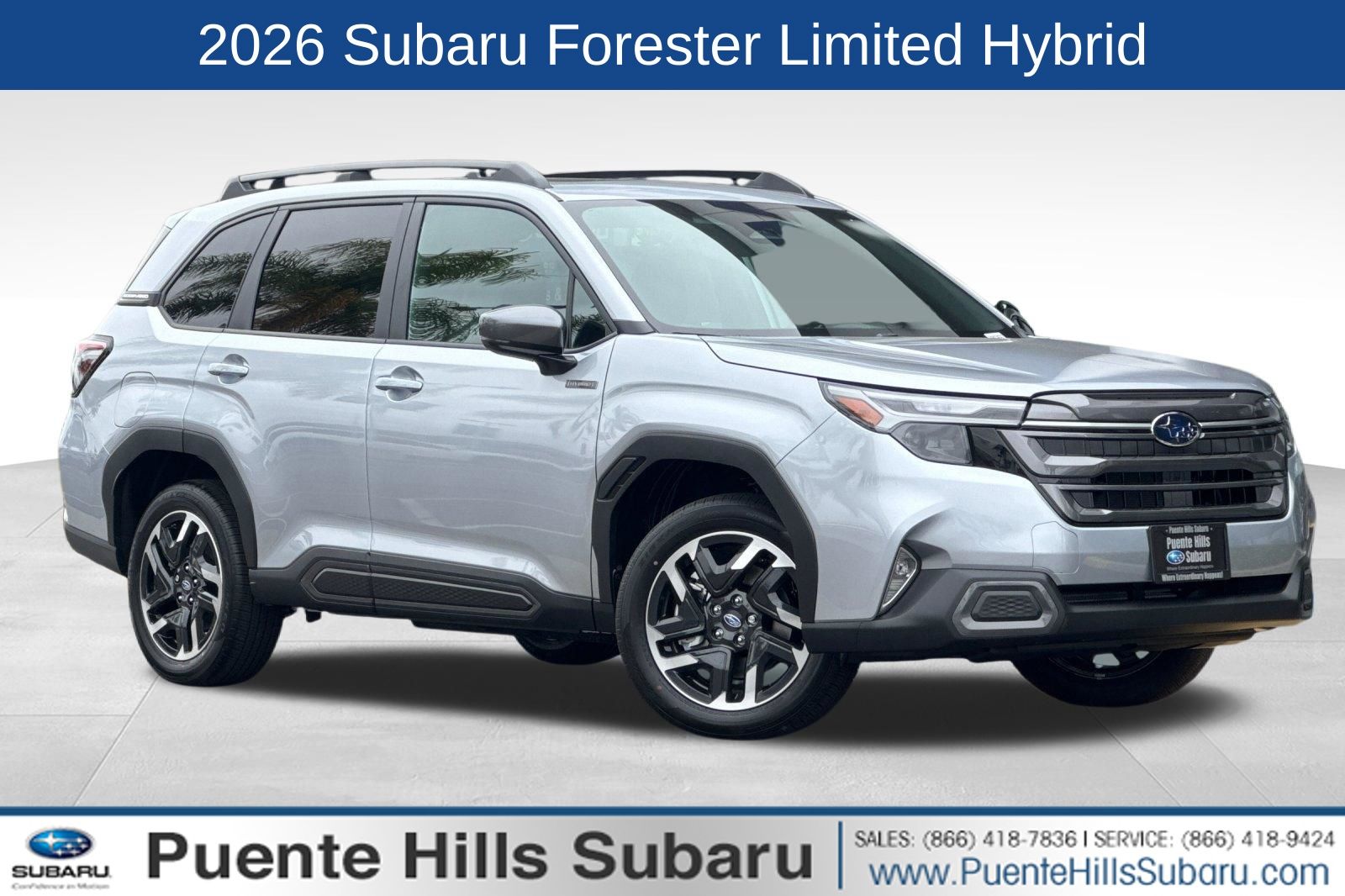 Ice Silver 2026 Subaru Forester Hybrid SUV / Crossover All-Wheel Drive Continuously Variable Transmission