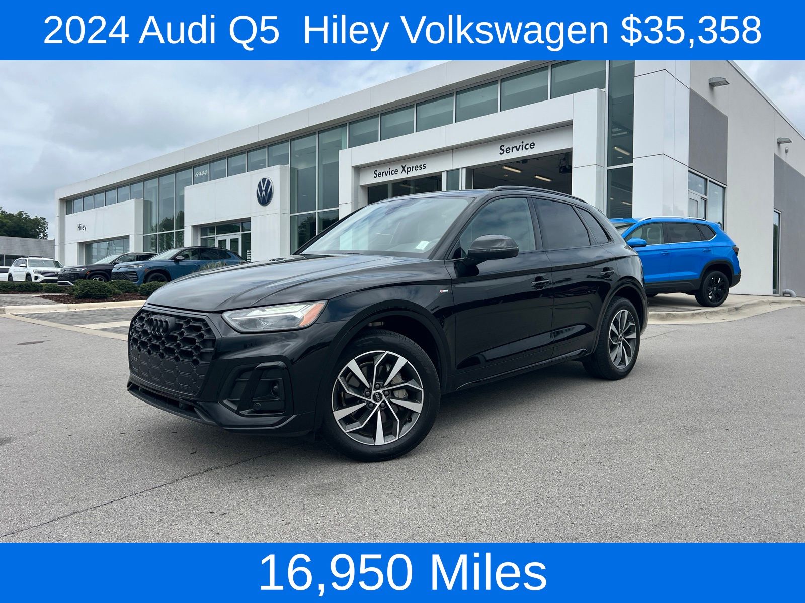 Mythos Black Metallic 2024 Audi Q5 SUV / Crossover All-Wheel Drive 7-Speed Automatic