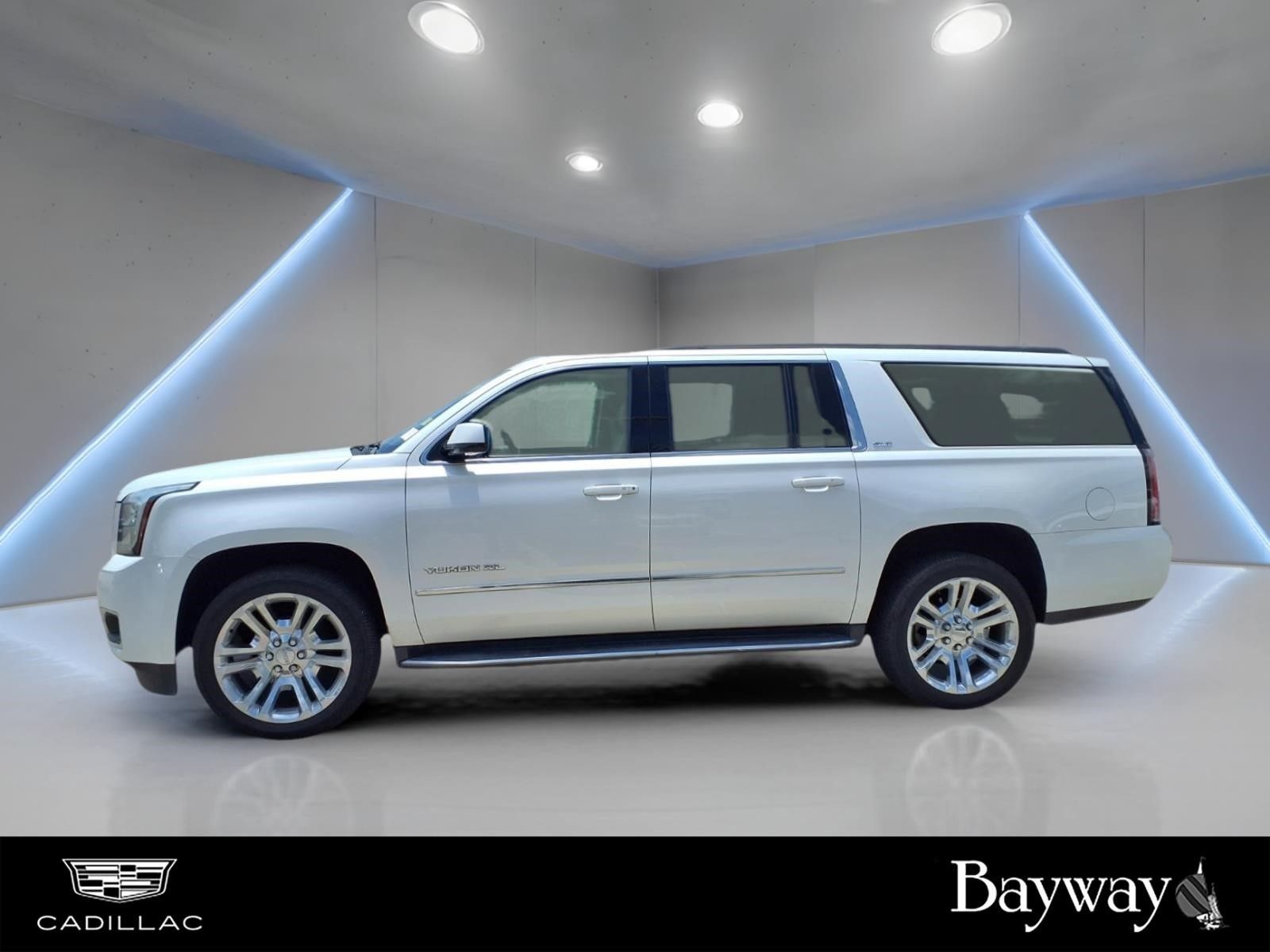 2020 GMC Yukon XL SLT White at Bayway Cadillac of The Woodlands