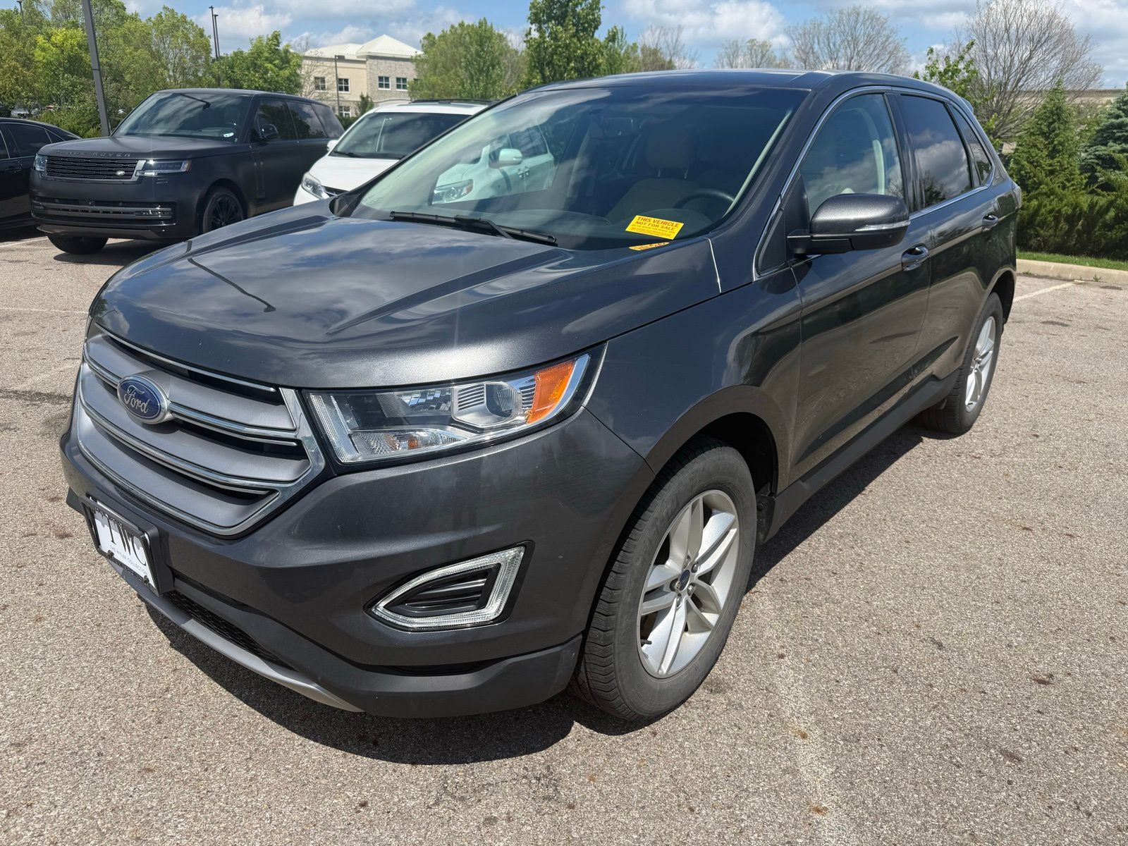 Dark Gray 2017 Ford Edge SEL AWD SUV / Crossover All-Wheel Drive 6-Speed Automatic