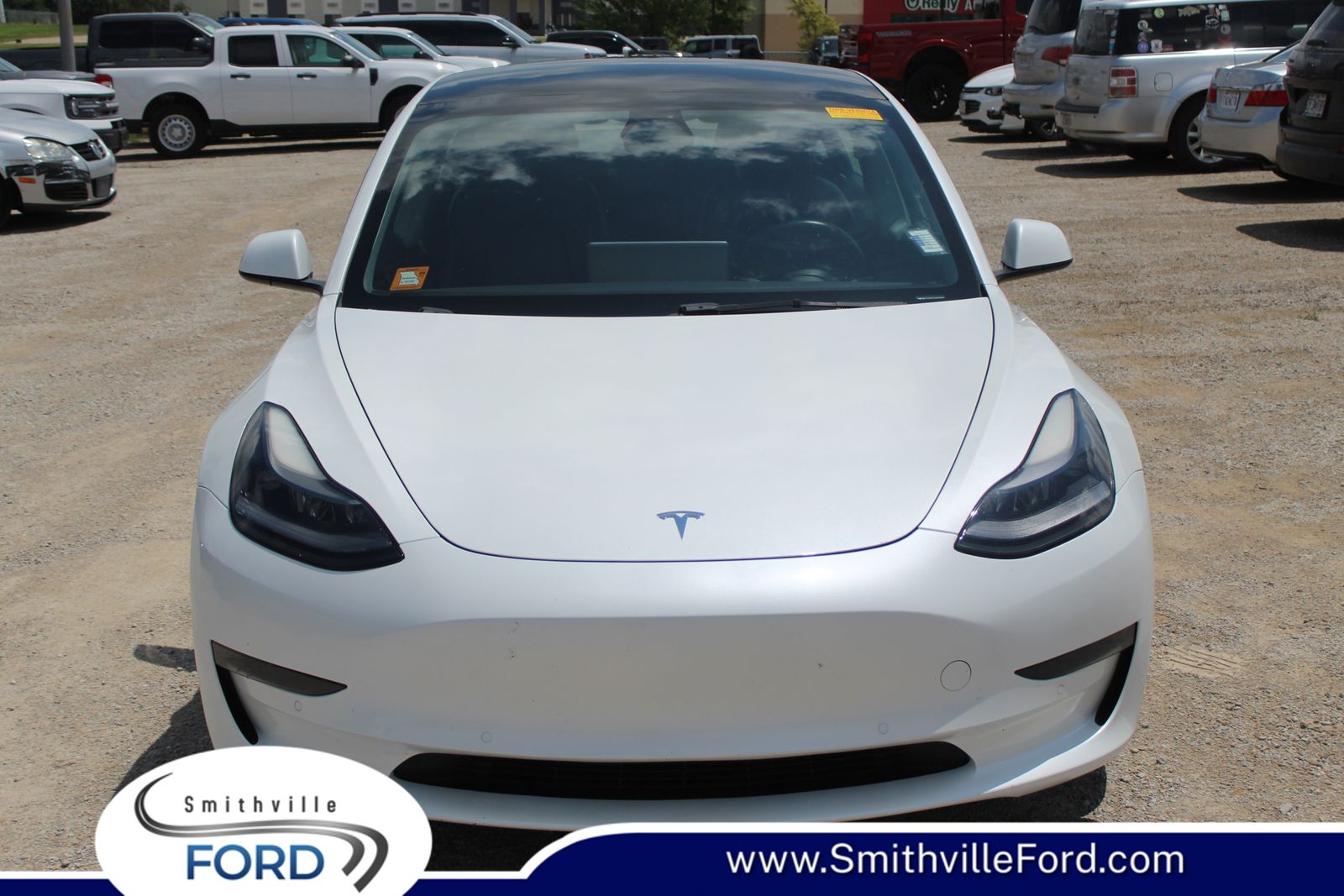 Pearl White Multi-Coat 2021 Tesla Model 3 Sedan Rear-Wheel Drive 1-Speed Automatic