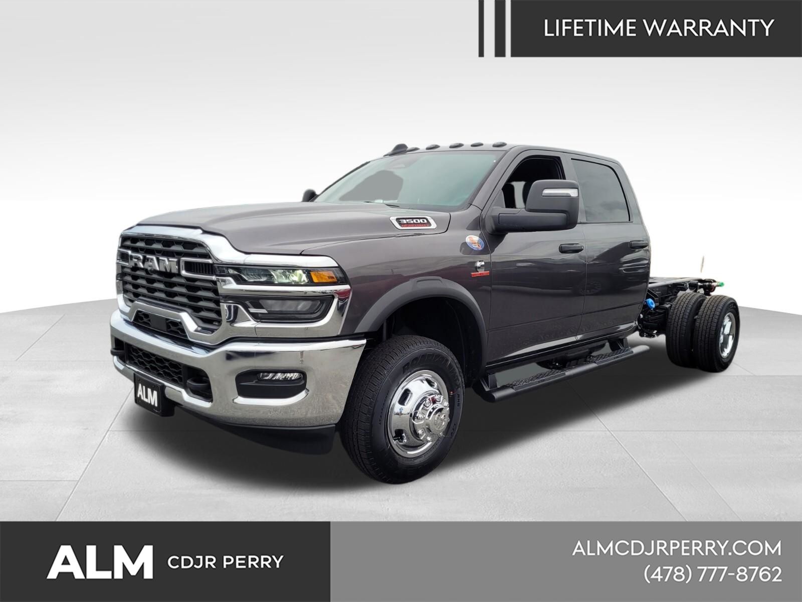 Gray (Granite Crystal Metallic Clearcoat) 2026 RAM 3500 Chassis Tradesman Crew Cab LB DRW 4WD Pickup Truck Four-Wheel Drive 8-Speed Automatic