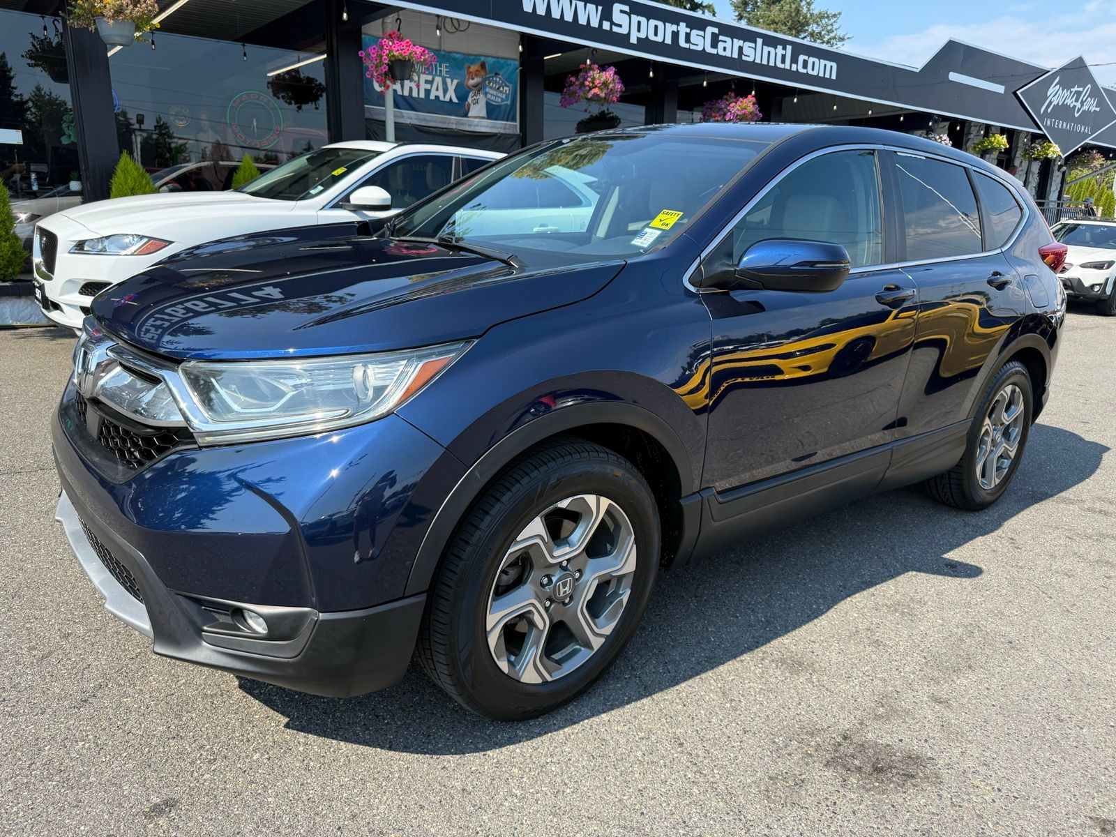 Blue 2017 Honda CR-V SUV / Crossover Front-Wheel Drive Continuously Variable Transmission
