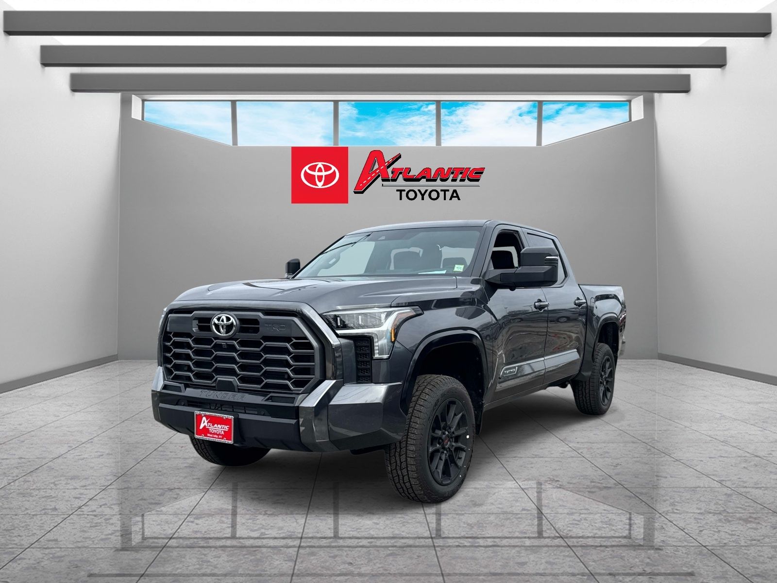 Magnetic Gray Metallic 2026 Toyota Tundra Platinum CrewMax Cab 4WD Pickup Truck Four-Wheel Drive Automatic