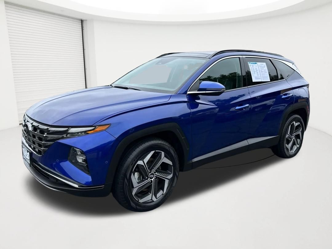 Intense Blue 2023 Hyundai Tucson SUV / Crossover All-Wheel Drive 8-Speed Automatic