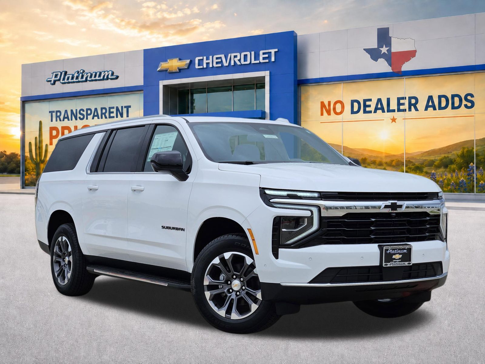 Summit White 2026 Chevrolet Suburban SUV / Crossover 4X2