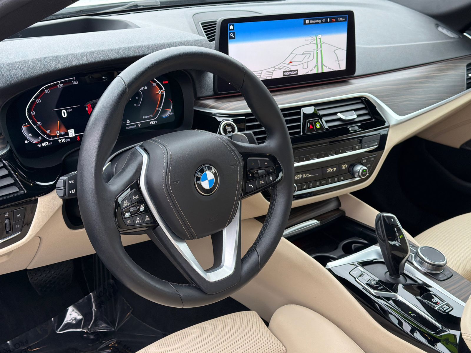 Used 2023 Alpine White BMW 540i xDrive image 36