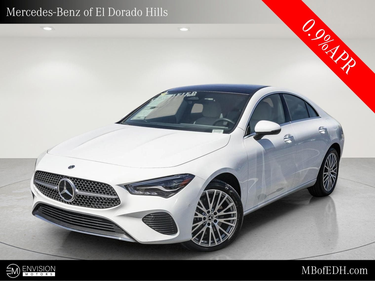Polar White 2026 Mercedes-Benz CLA Coupe All-Wheel Drive 8-Speed Dual Clutch