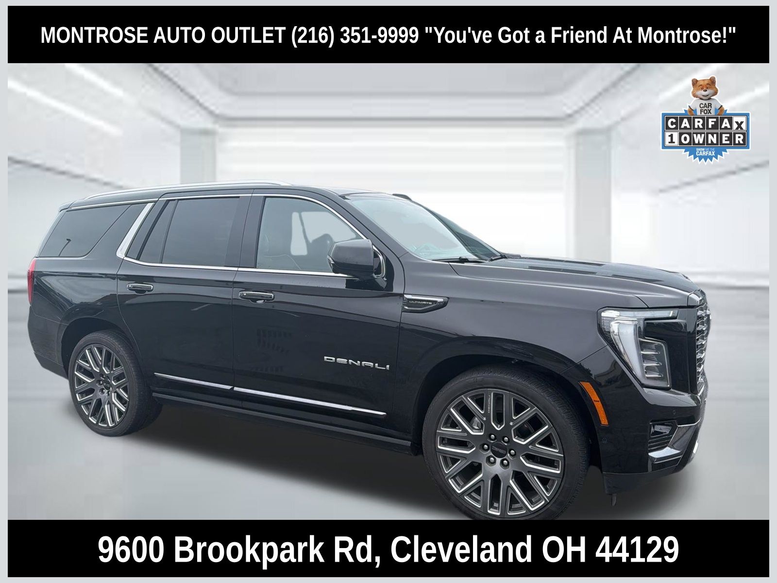 Onyx Black 2025 GMC Yukon Denali Ultimate 4WD SUV / Crossover Four-Wheel Drive