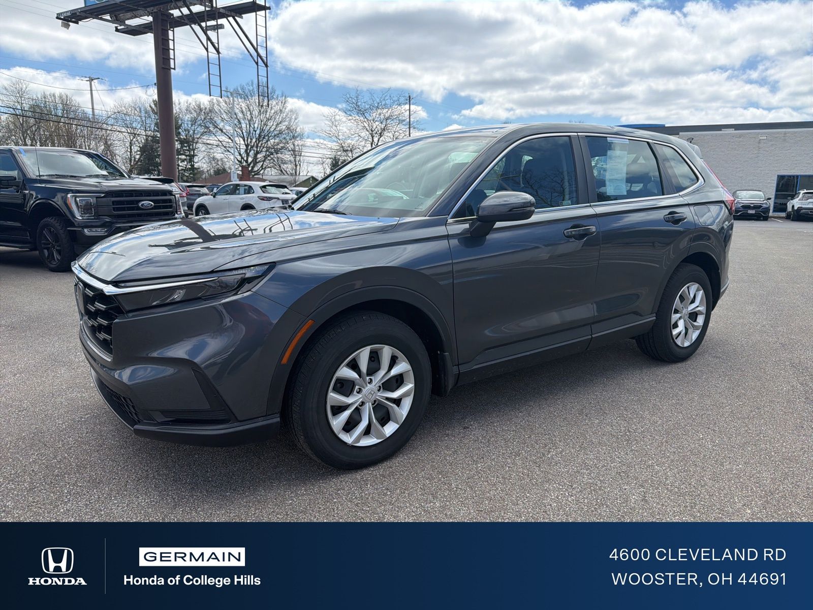 Meteorite Gray Metallic 2024 Honda CR-V LX AWD SUV / Crossover All-Wheel Drive Continuously Variable Transmission