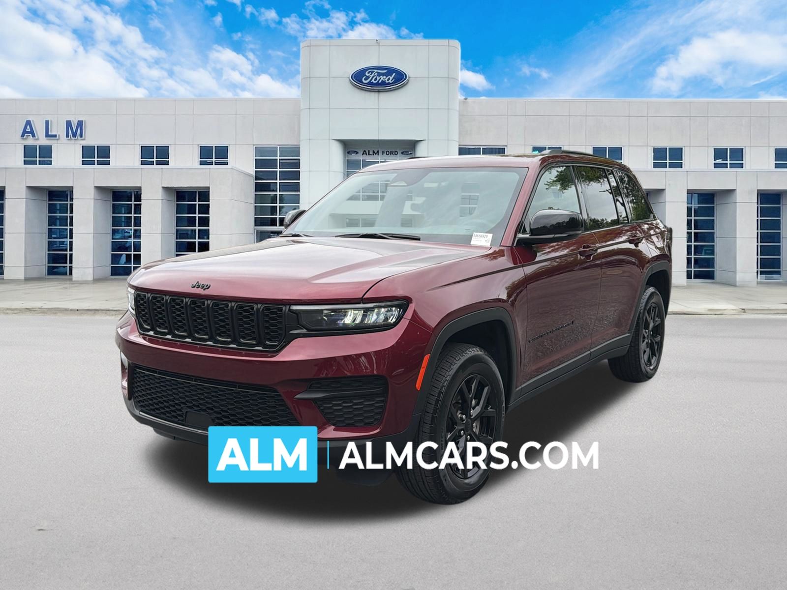 Velvet Red Pearlcoat 2025 Jeep Grand Cherokee SUV / Crossover Four-Wheel Drive 8-Speed Automatic