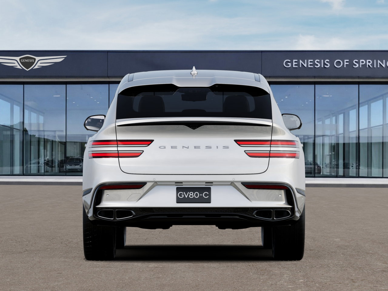2027 Genesis GV80 Coupe 3.5T White at Genesis of Spring