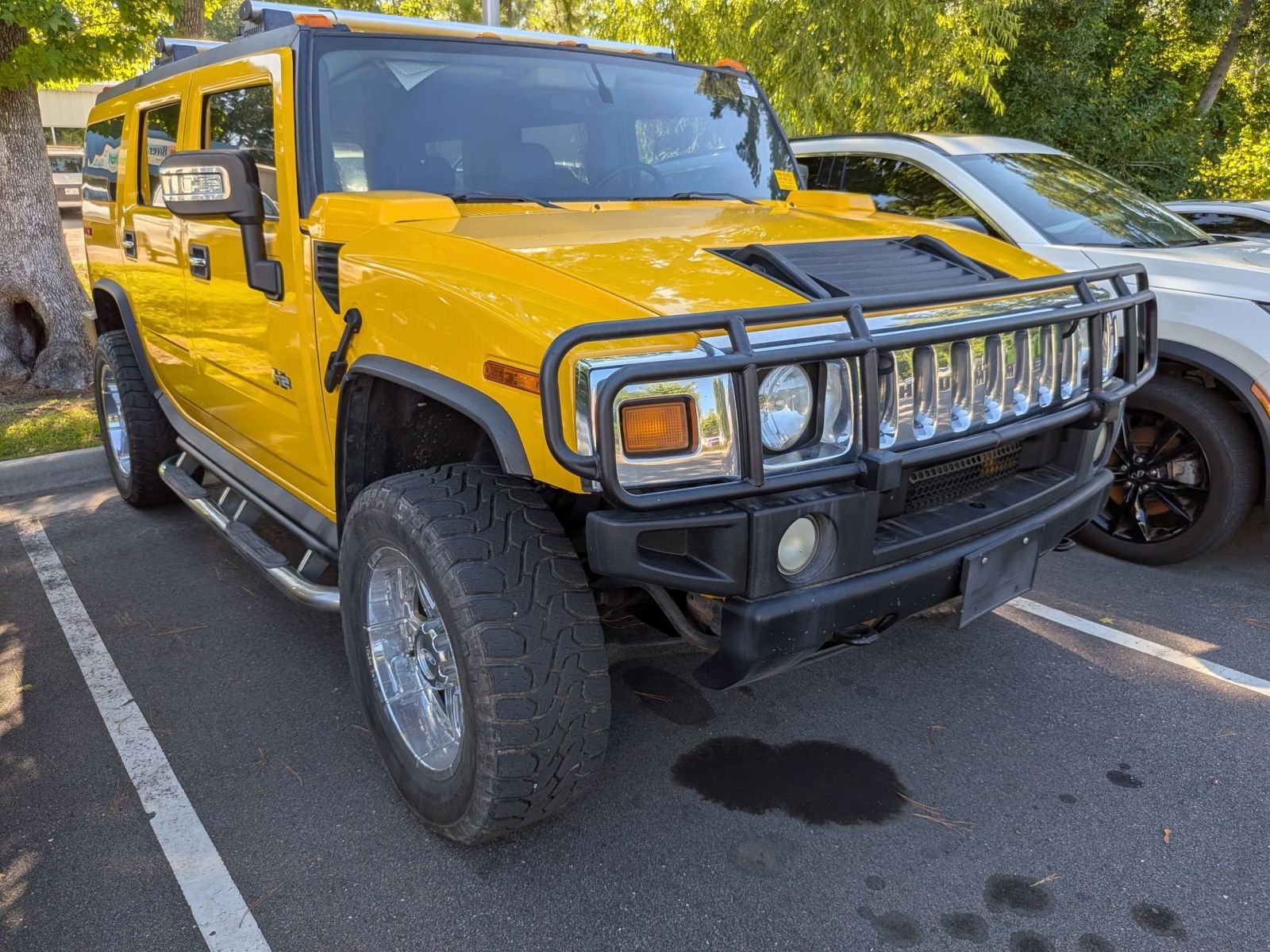 Yellow 2003 Hummer H2 SUV / Crossover Four-Wheel Drive 4-Speed Automatic Overdrive