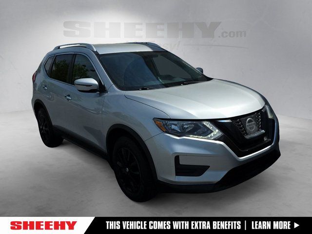 Brilliant Silver 2017 Nissan Rogue SV AWD SUV / Crossover All-Wheel Drive Continuously Variable Transmission