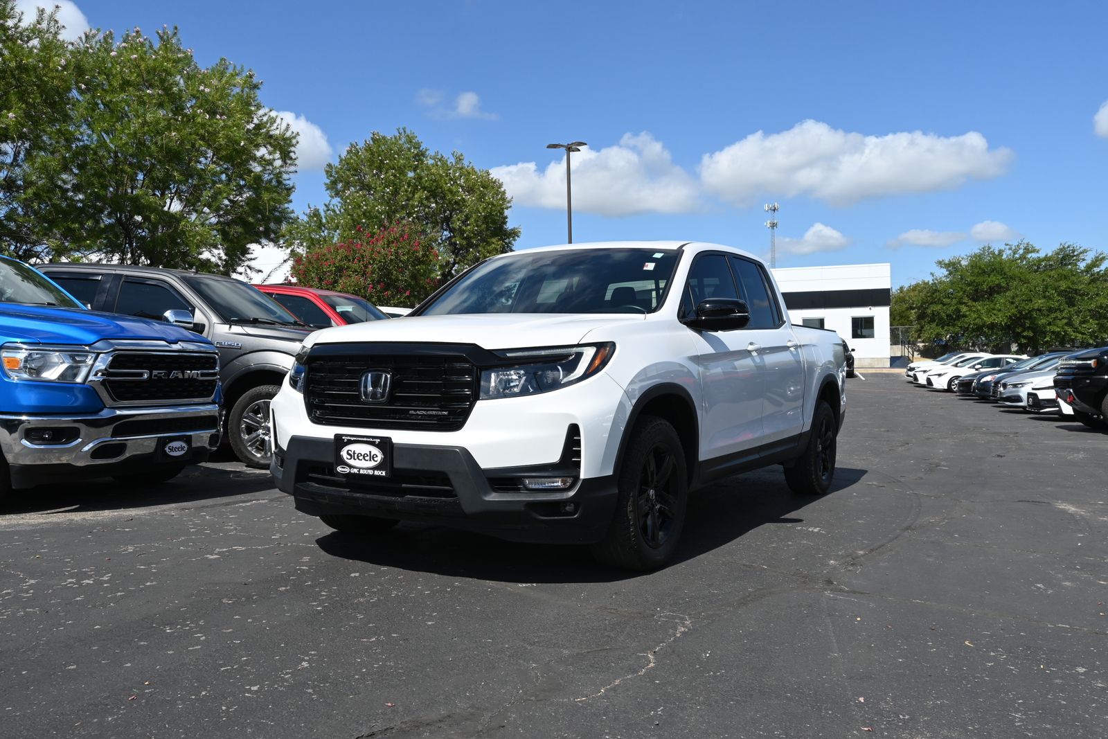 Platinum White Pearl 2023 Honda Ridgeline Pickup Truck All-Wheel Drive 9-Speed Automatic