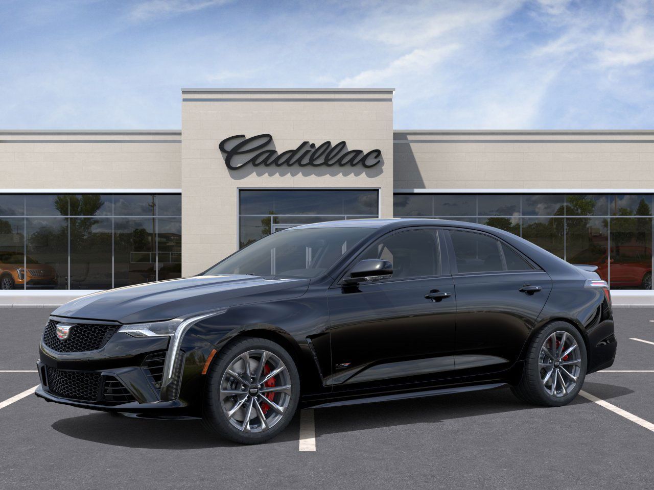 2026 Cadillac CT4 V-Series Black at Ross Downing Buick GMC