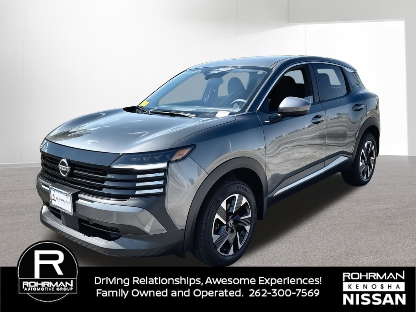 Gray (Gun Metallic) 2025 Nissan Kicks SUV / Crossover All-Wheel Drive Continuously Variable Transmission