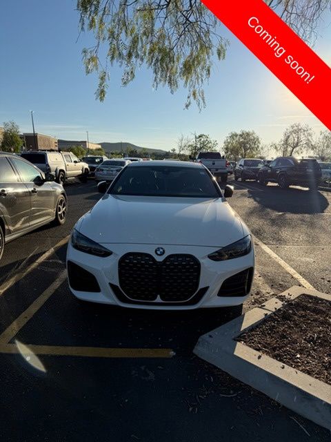 Alpine White 2024 BMW 4 Series M440i Coupe RWD Coupe Rear-Wheel Drive 8-Speed Automatic