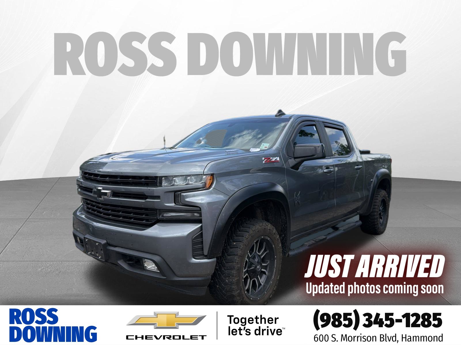 2021 Chevrolet Silverado 1500 RST Gray at Ross Downing Buick GMC