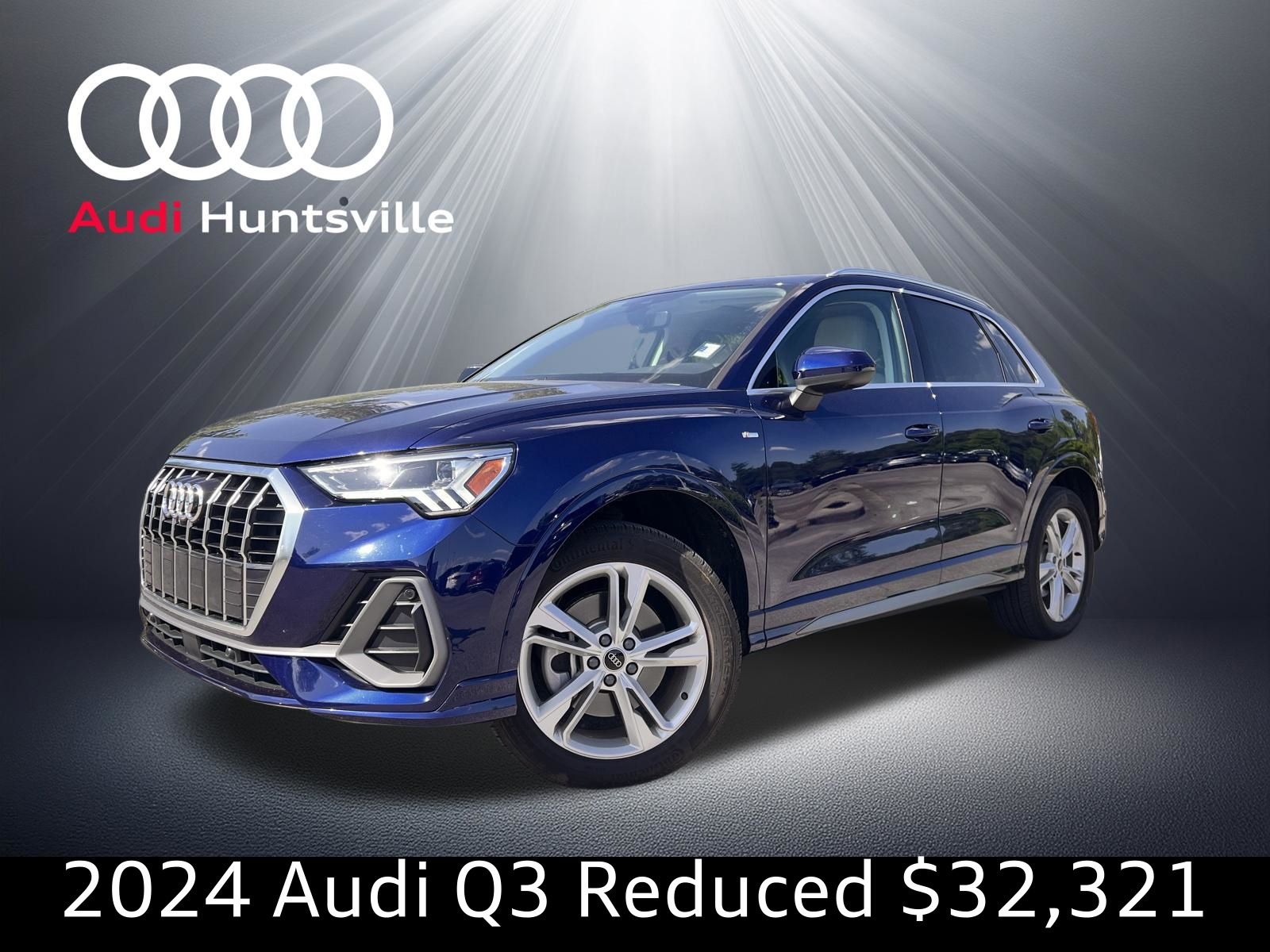Navarra Blue Metallic 2024 Audi Q3 quattro Premium Plus S Line 45 TFSI SUV / Crossover All-Wheel Drive 8-Speed Automatic
