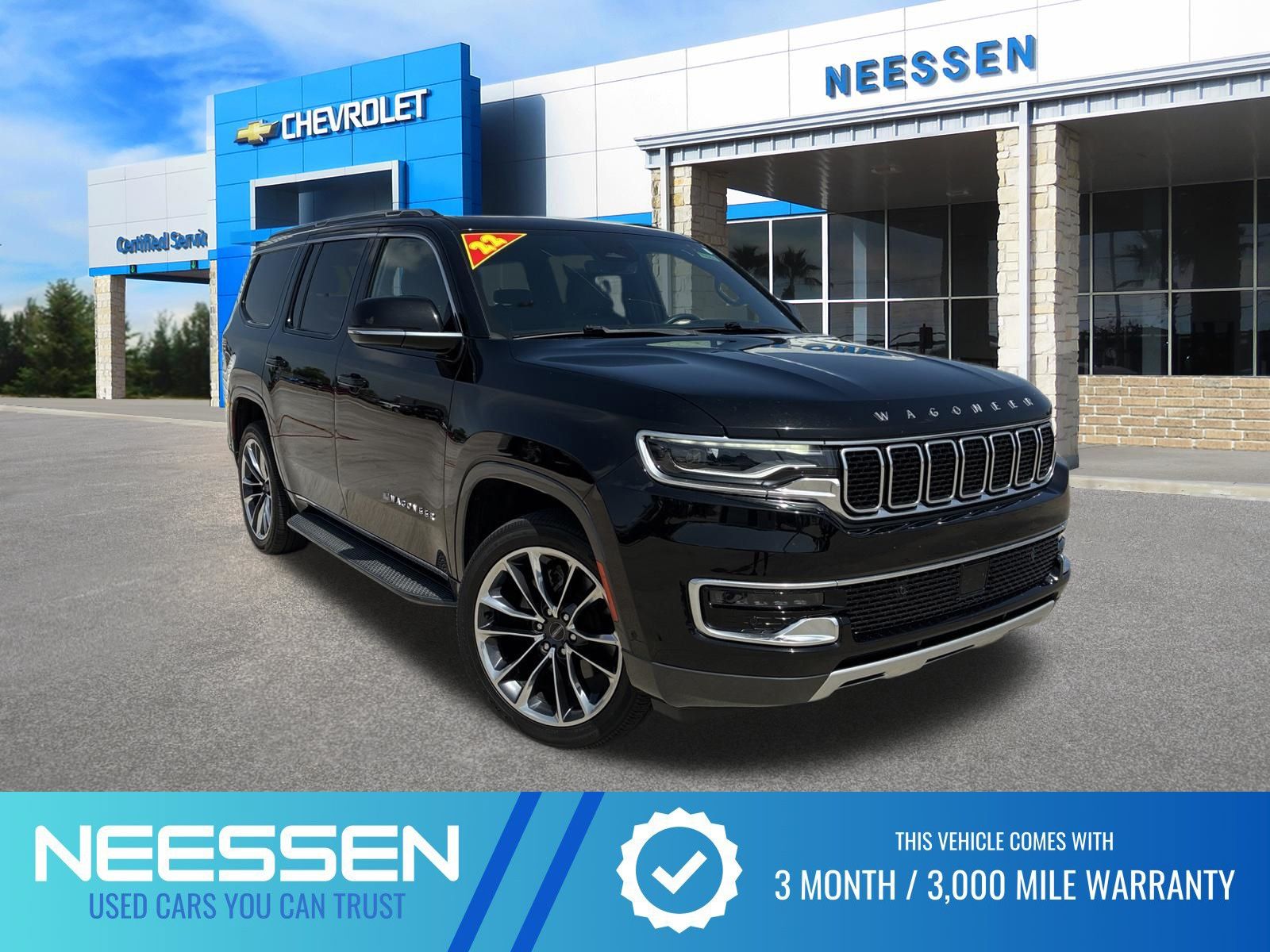 Diamond Black 2022 Jeep Wagoneer SUV / Crossover Four-Wheel Drive 8-Speed Automatic