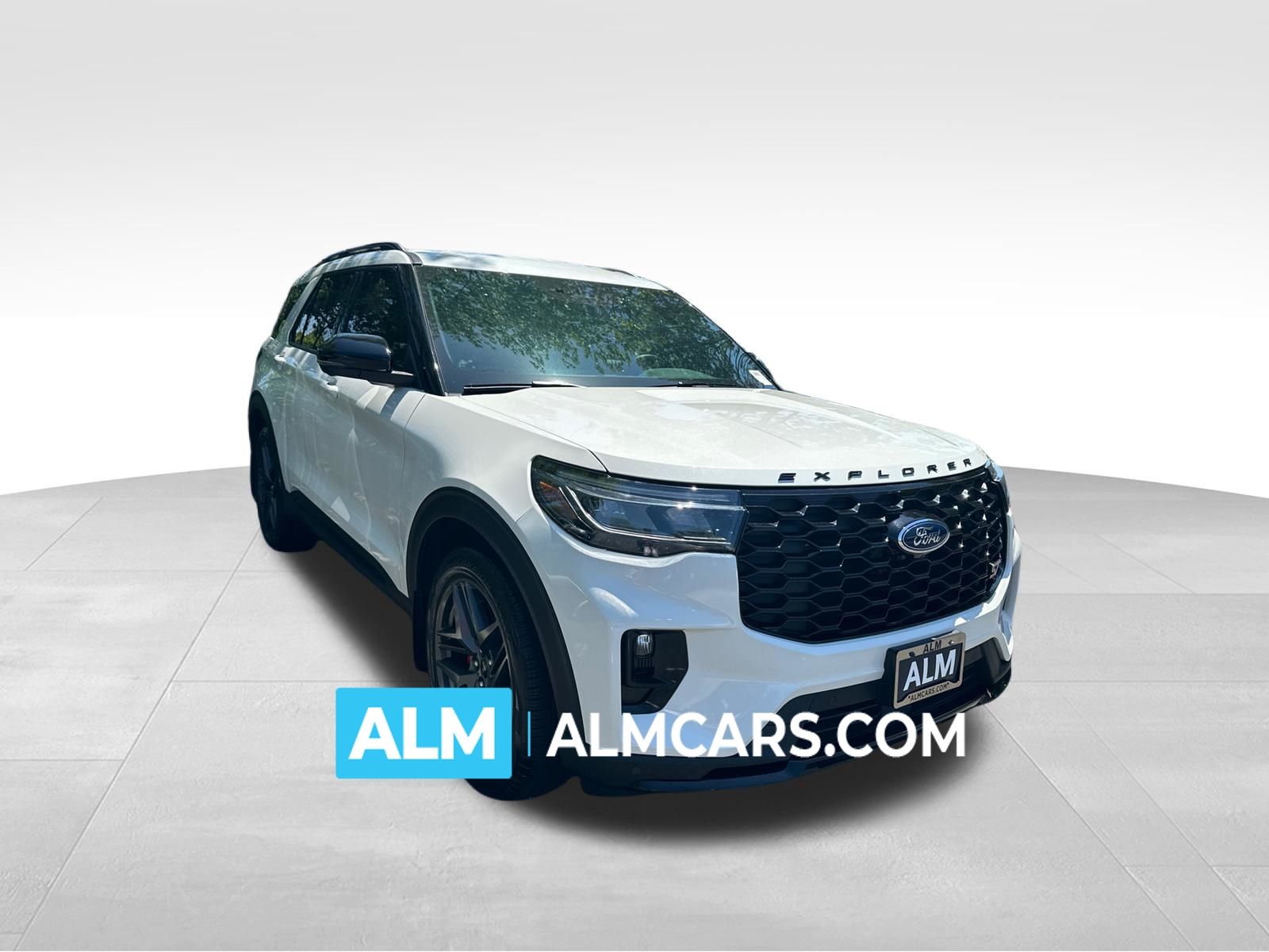 White Metallic 2025 Ford Explorer ST AWD SUV / Crossover All-Wheel Drive Automatic