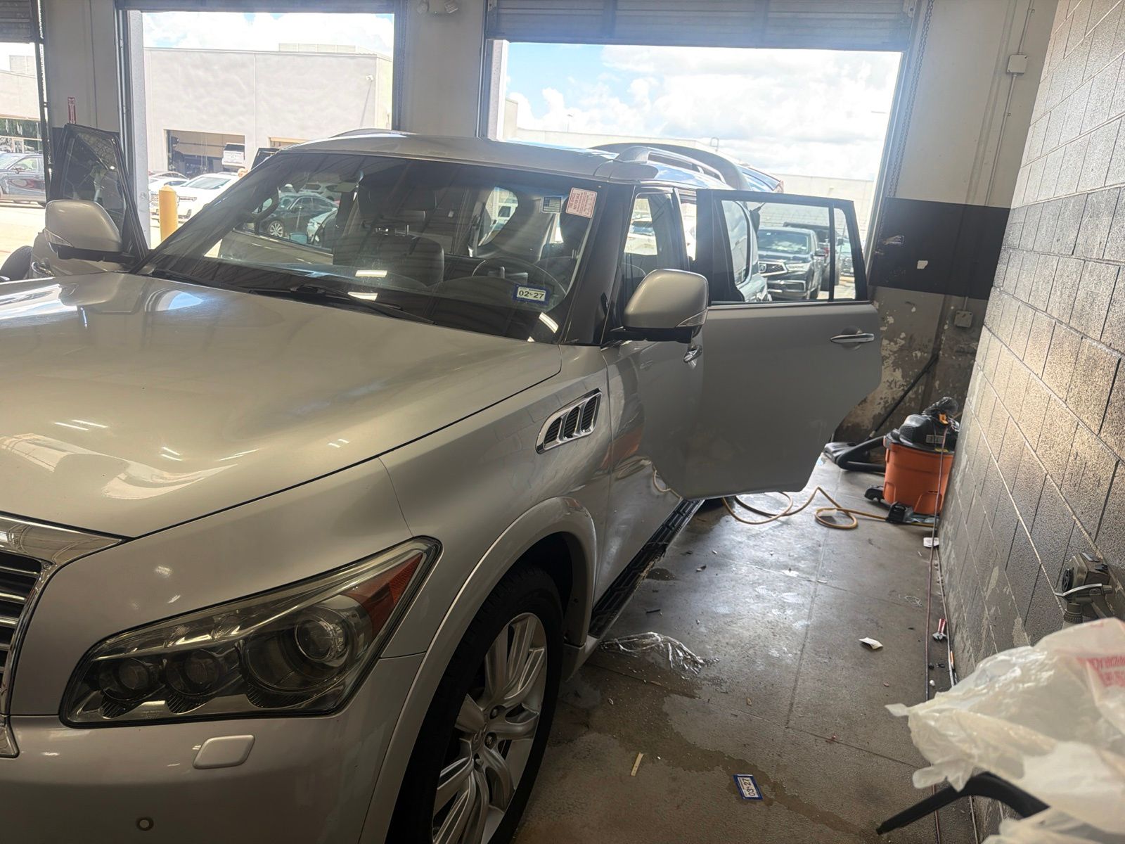 Gray (Liquid Platinum) 2012 INFINITI QX56 4WD SUV / Crossover Four-Wheel Drive 7-Speed Automatic