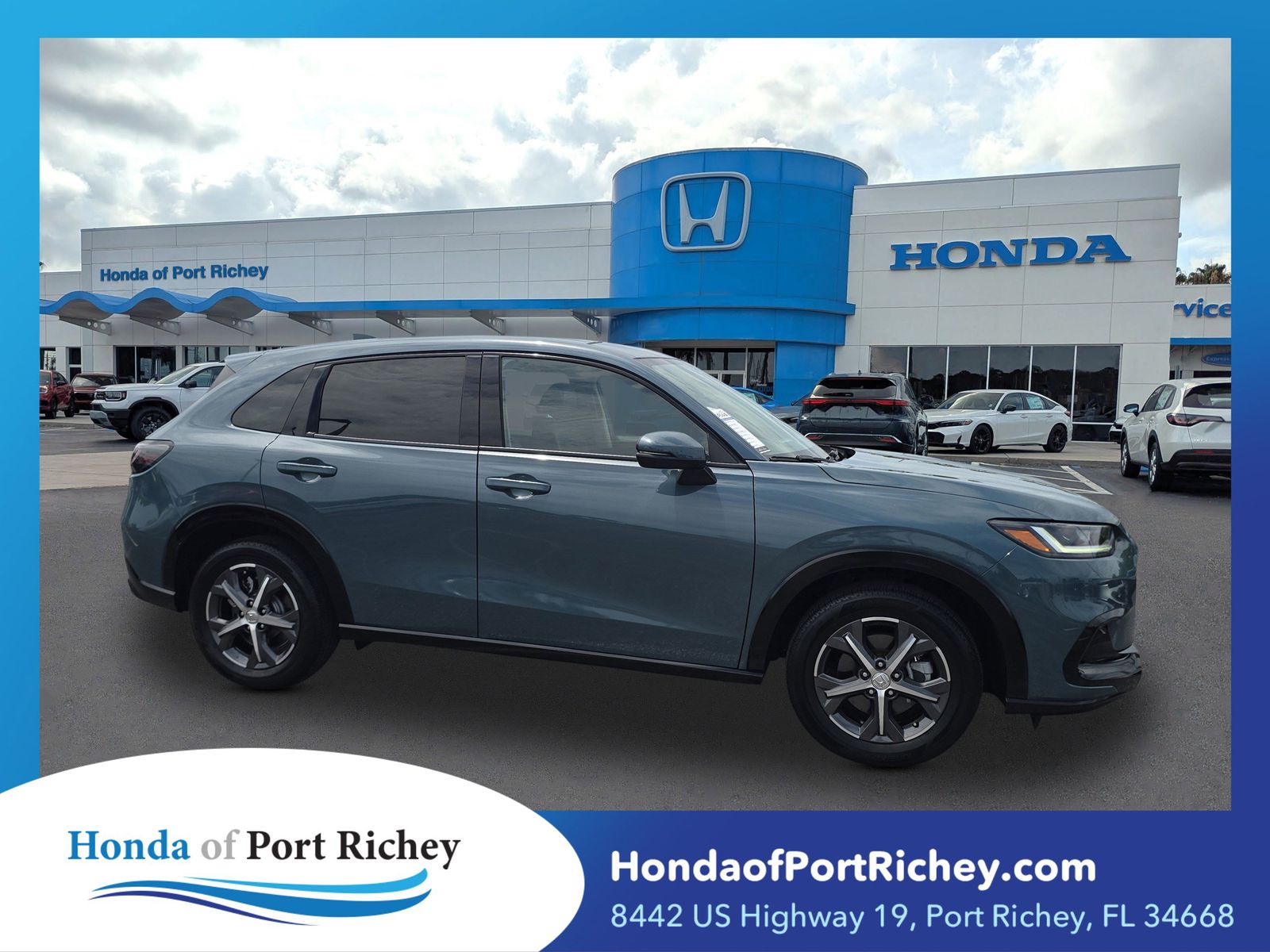 Nordic Forest Pearl 2024 Honda HR-V EX-L FWD SUV / Crossover Front-Wheel Drive Continuously Variable Transmission
