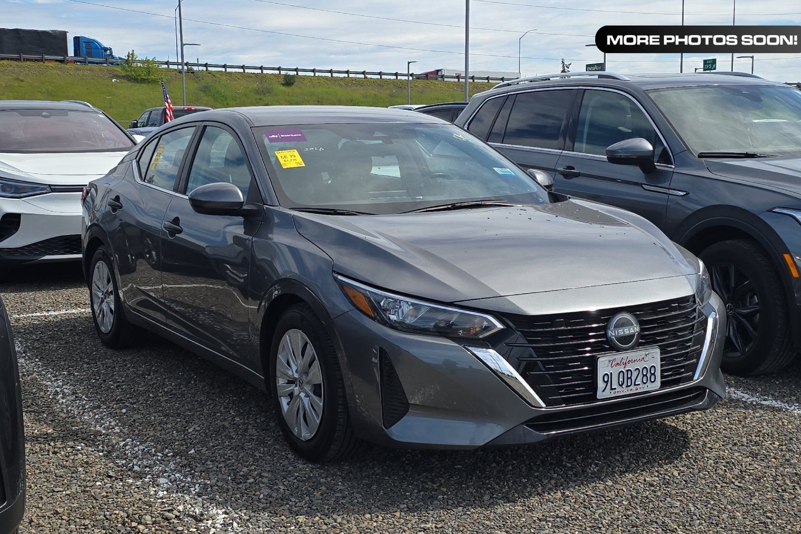 Gray (Gun Metallic) 2024 Nissan Sentra S FWD Sedan Front-Wheel Drive Continuously Variable Transmission
