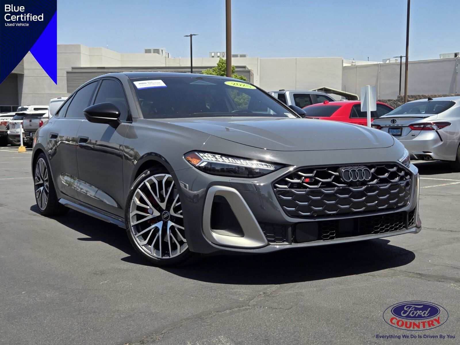 Daytona Gray Metallic 2025 Audi S5 Sedan All-Wheel Drive 7-Speed Automatic