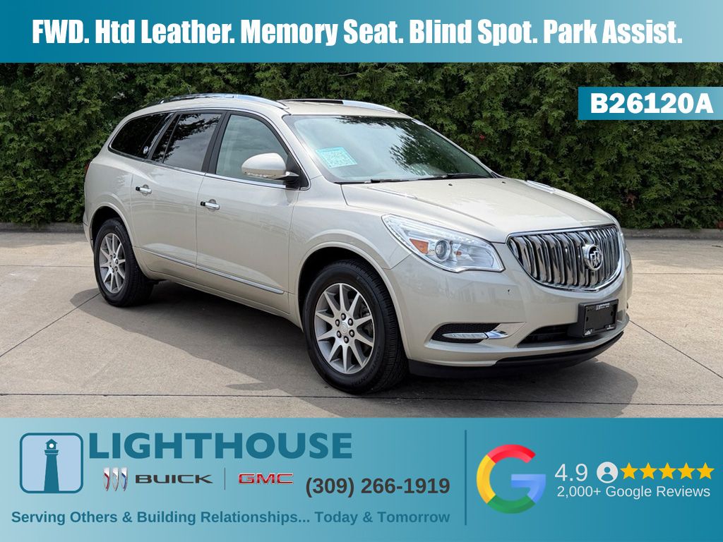 Champagne Silver Metallic 2014 Buick Enclave SUV / Crossover Front-Wheel Drive 6-Speed Automatic