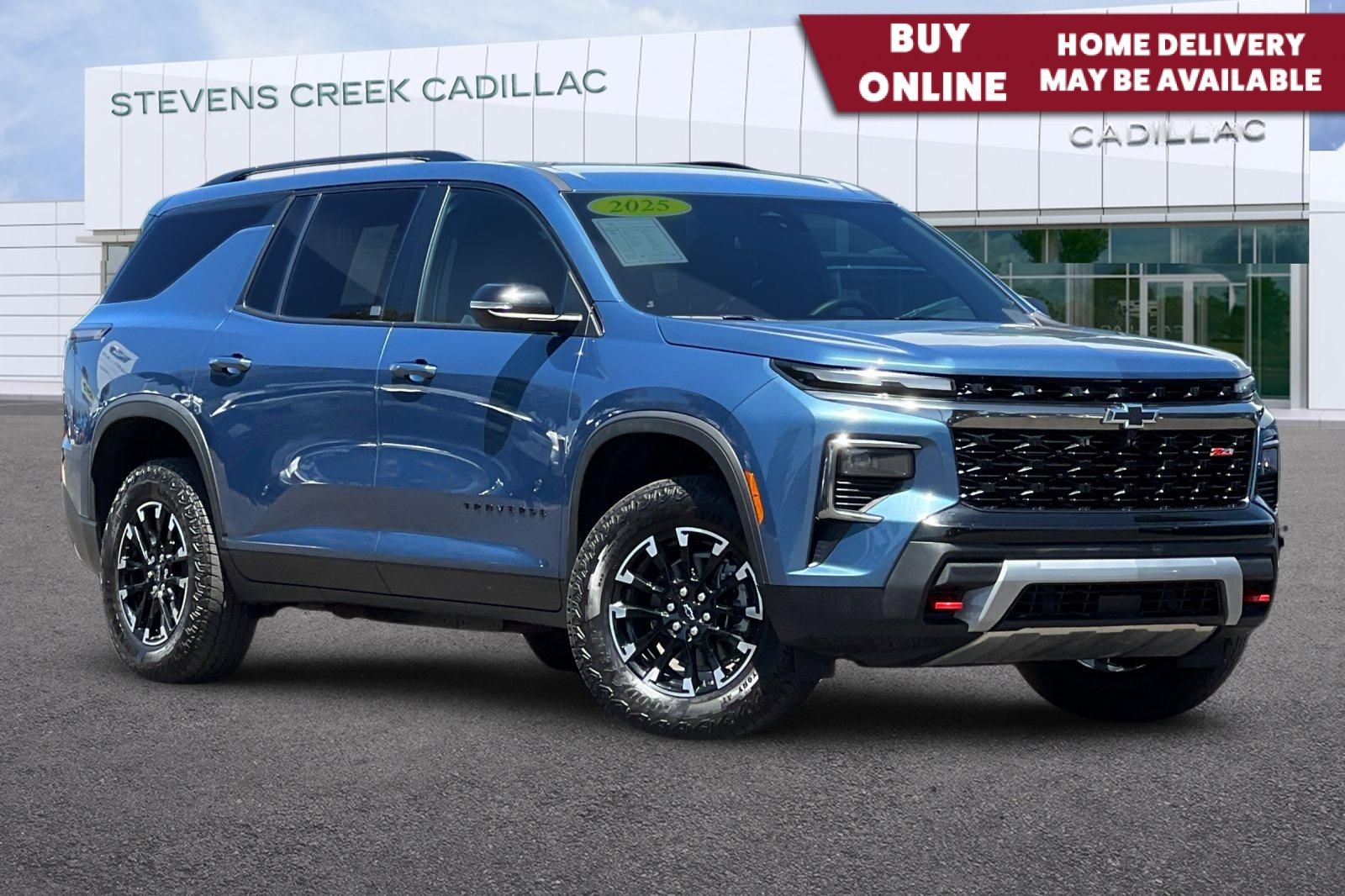 Lakeshore Blue Metallic 2025 Chevrolet Traverse SUV / Crossover Four-Wheel Drive 8-Speed Automatic