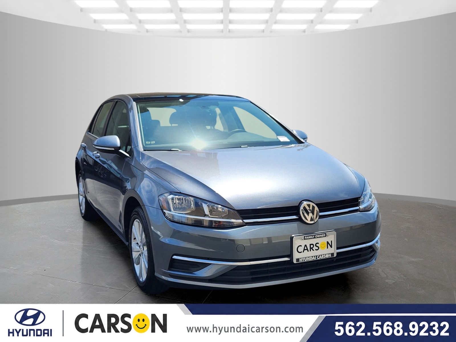 Gray 2021 Volkswagen Golf Hatchback Front-Wheel Drive 8-Speed Automatic