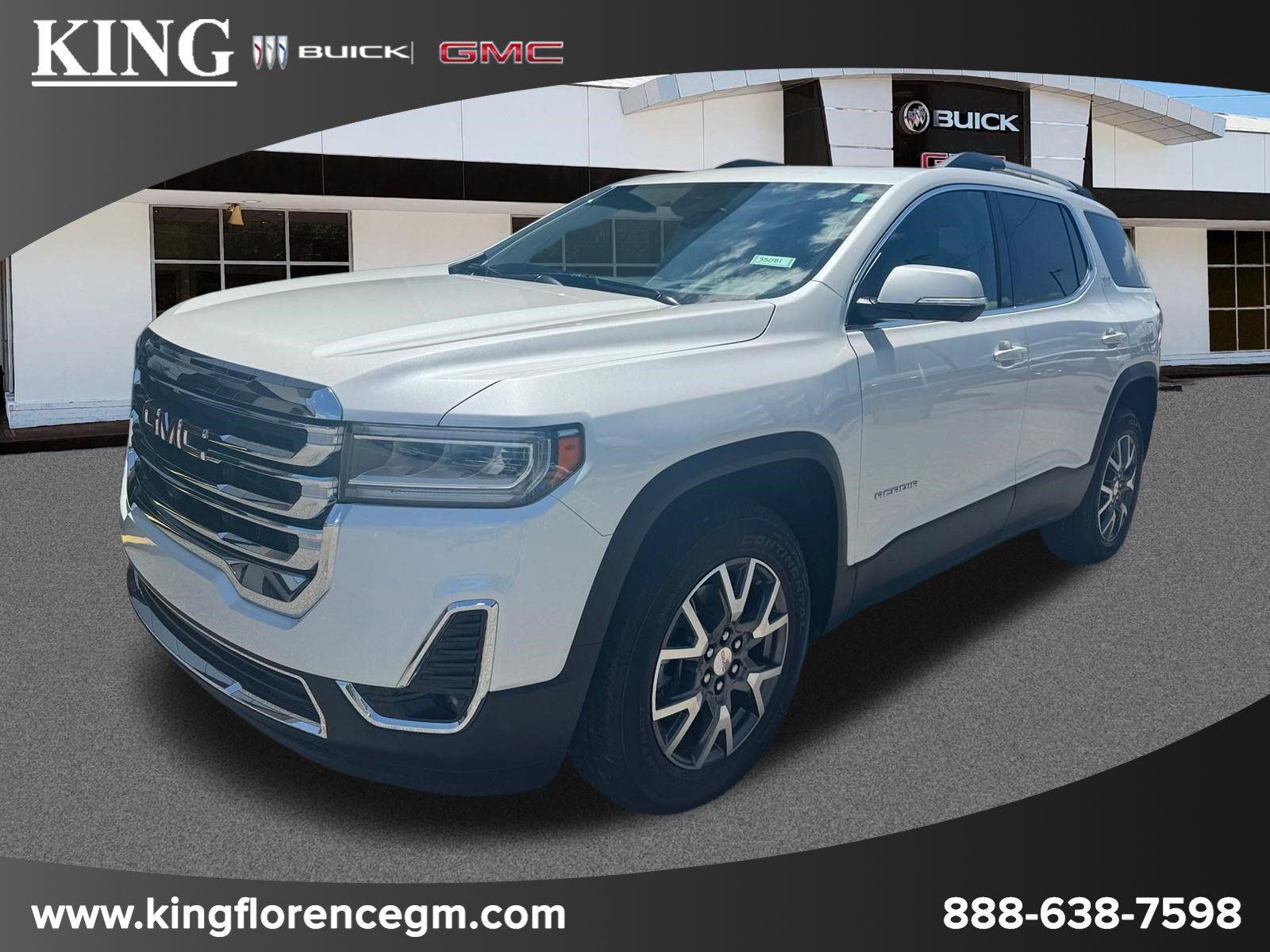 White Frost 2023 GMC Acadia SUV / Crossover Front-Wheel Drive 9-Speed Automatic